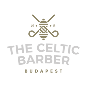 TheCelticBarberBudapest_Logo_Inwersja_siec